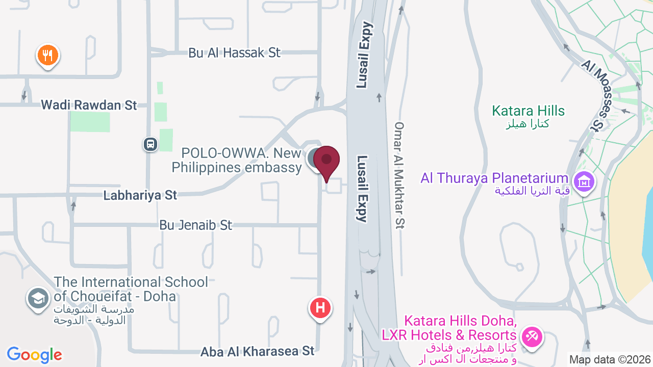Map showing مركز نبض الطبي Nabedh Medical Center
