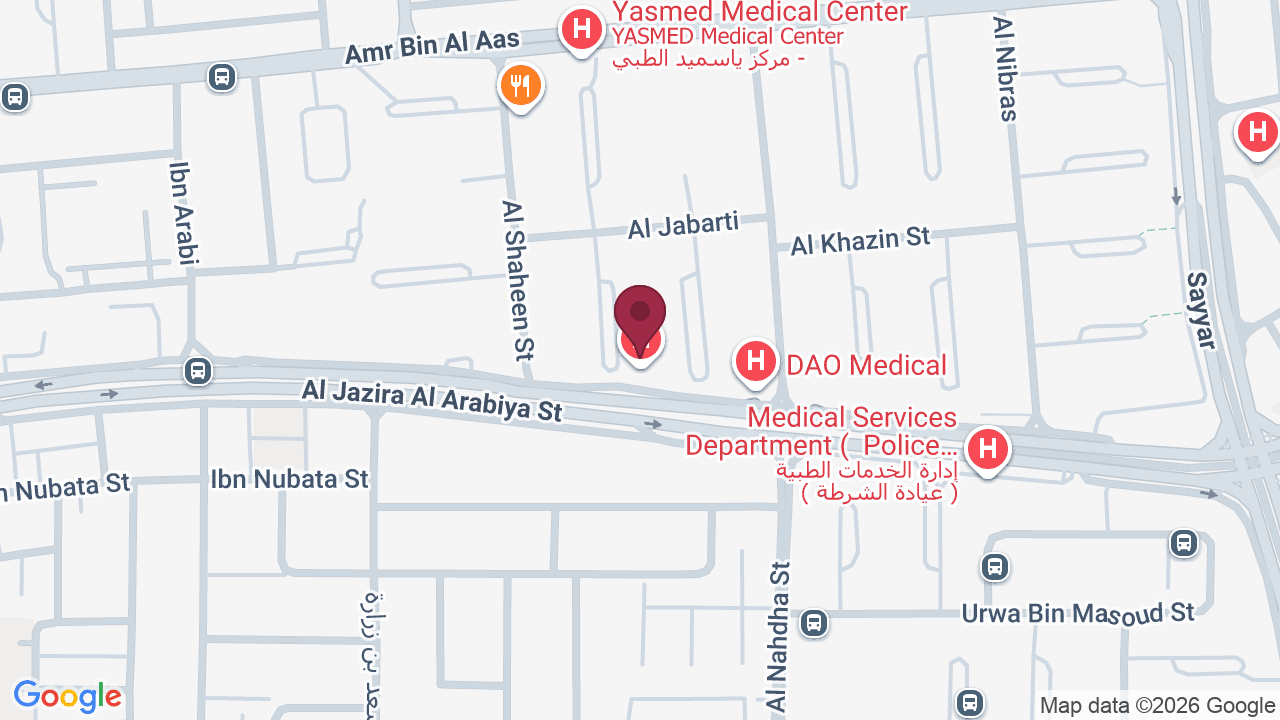 Map showing AR Dermatology & Aesthetics