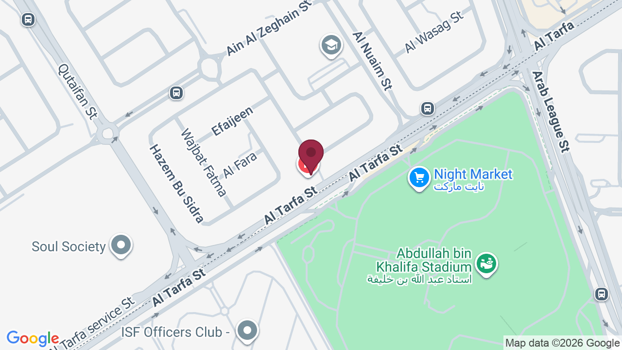 Map showing Aura Aesthetic Dental & Derma clinic