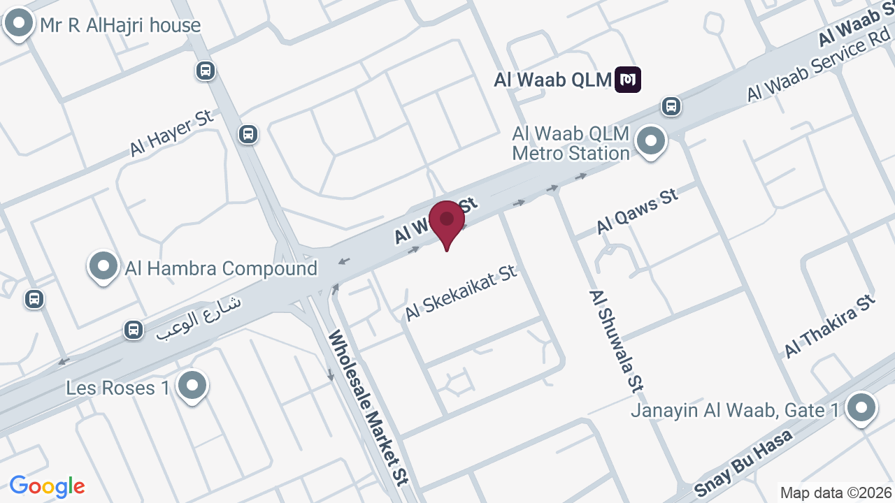 Map showing Al Hayat Medical Center
