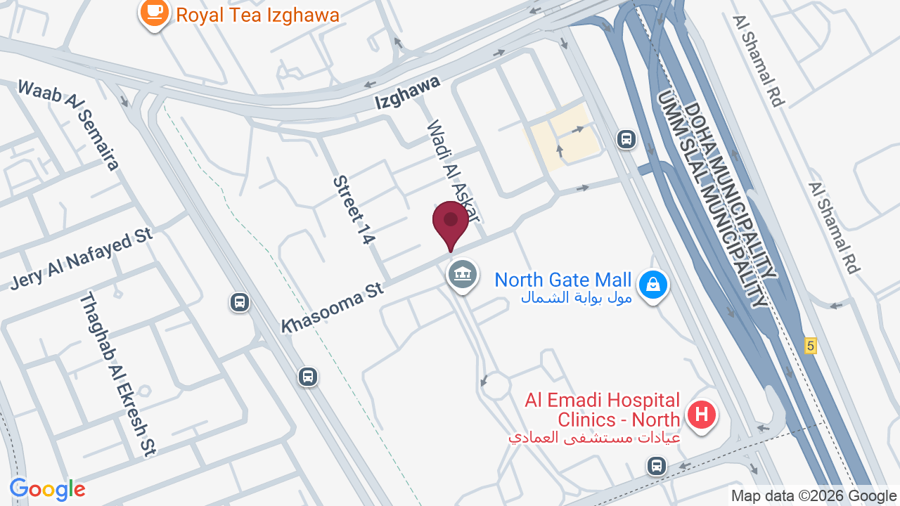 Map showing Cosmedic Center for Dermatology and Plastic Surgery