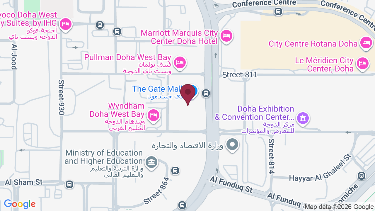 Map showing Aesthetiqa Clinic
