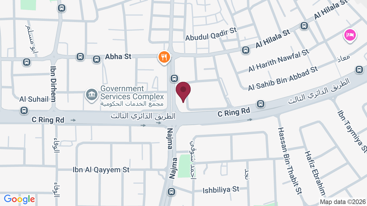 Map showing Fitness Extreme Qatar Cinema C Ring Road