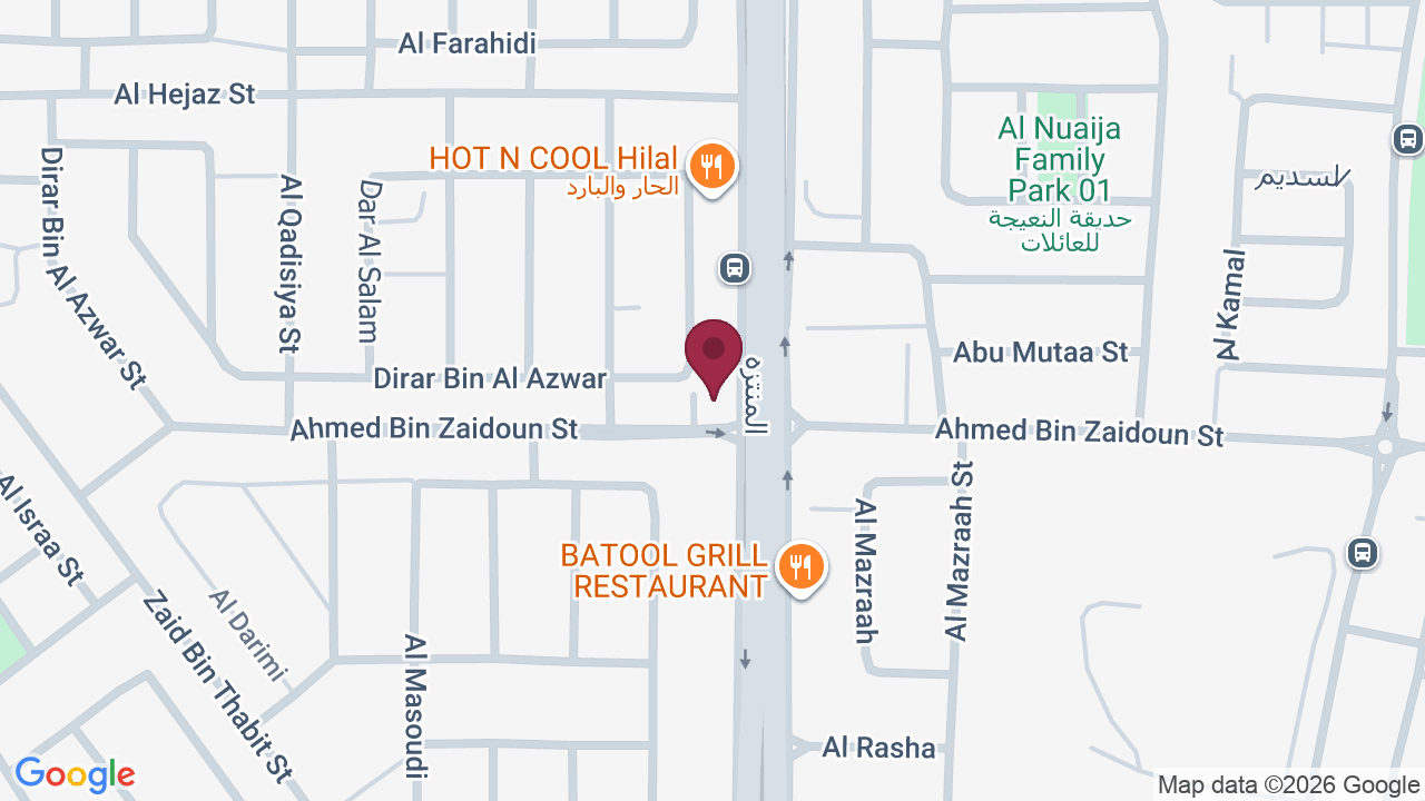 Map showing FITNES EXTREME GYM QATAR (AL HILAL – AL NUAIJA)