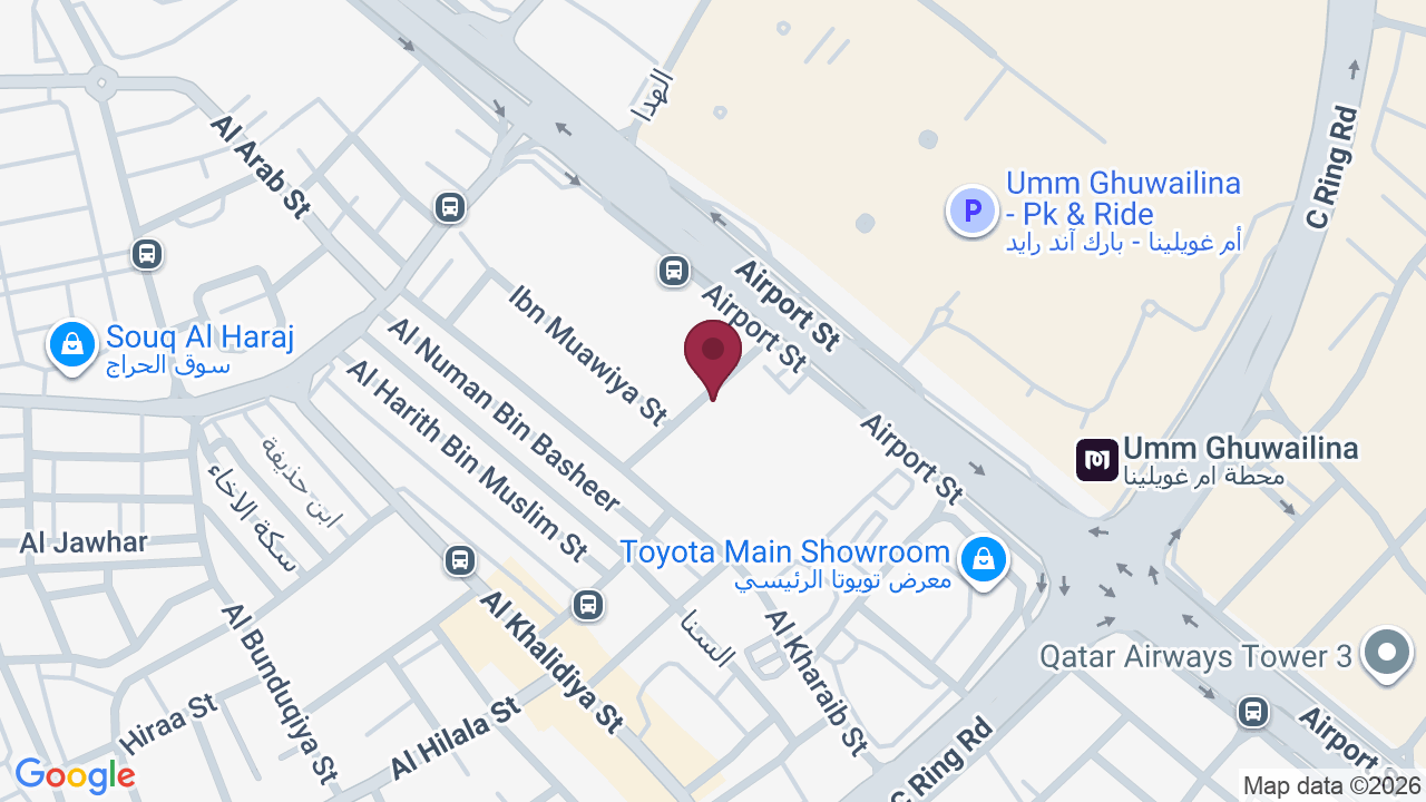 Map showing Falcon Fitness Center Toyota Signal