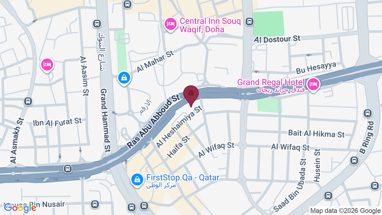 Map showing Back to Fit Gym