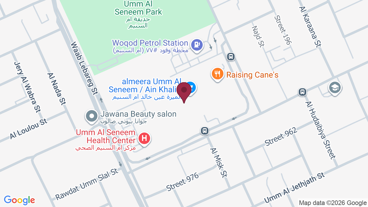 Map showing Mario Kids salon