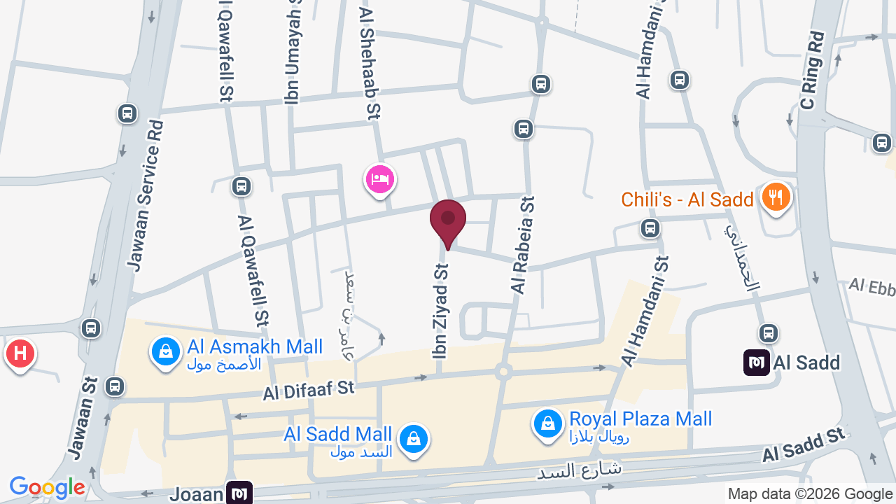 Map showing Artistodz Salon