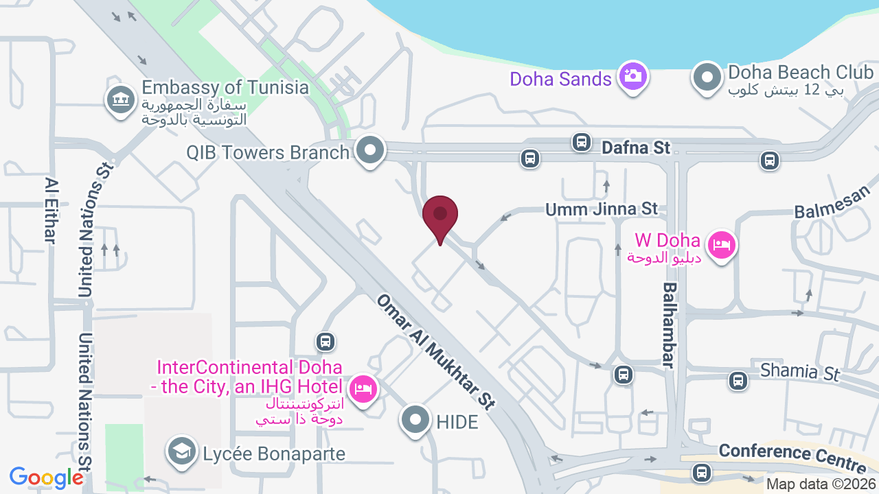 Map showing Sabai Beauty Salon – West Bay