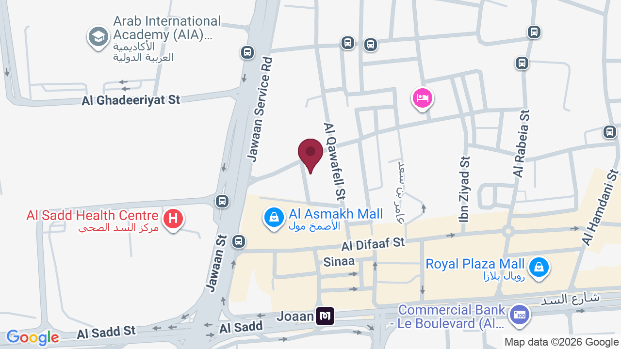 Map showing cuban beauty salon