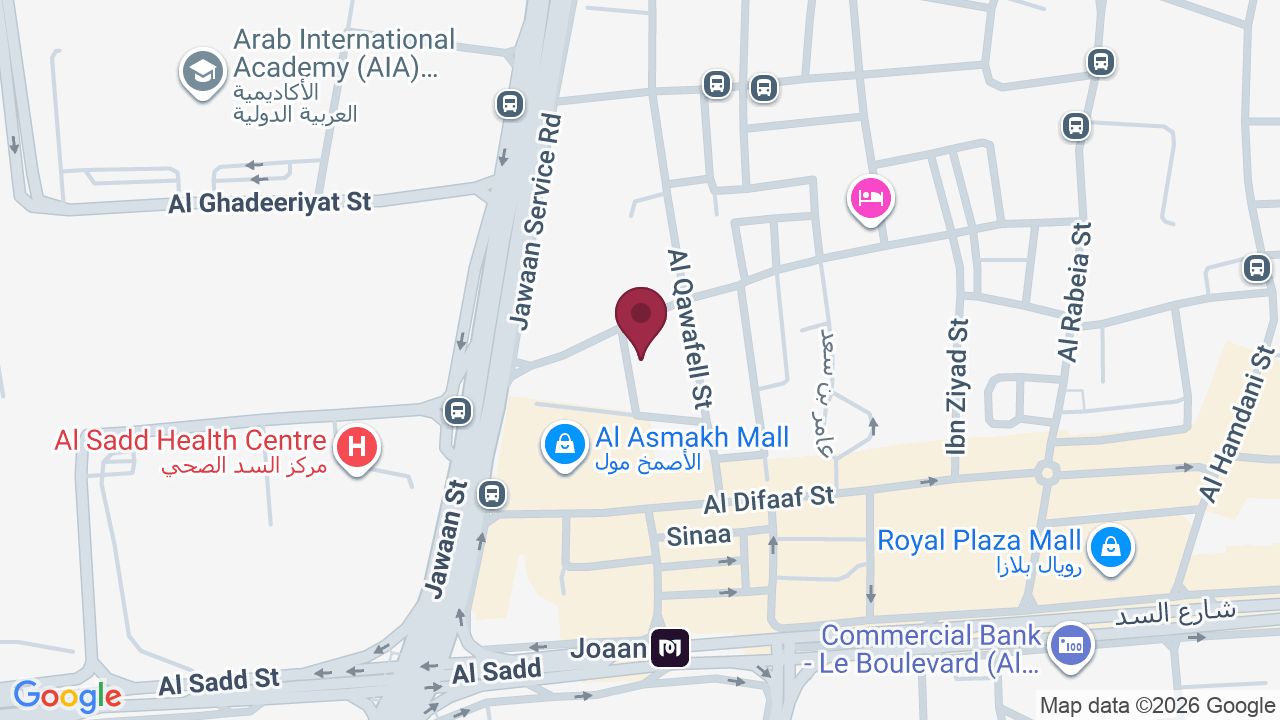 Map showing SPA ZONE AL SAAD