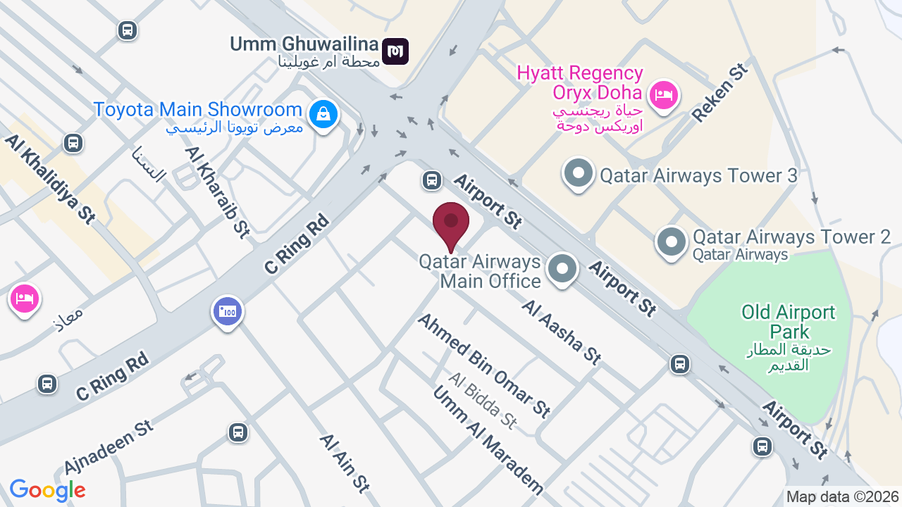 Map showing Pearl Beauty Salon Al hilal