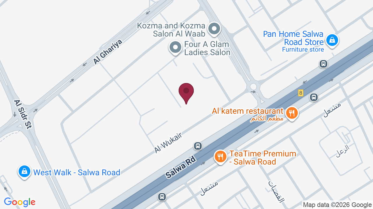 Map showing Tong Tong beauty salon