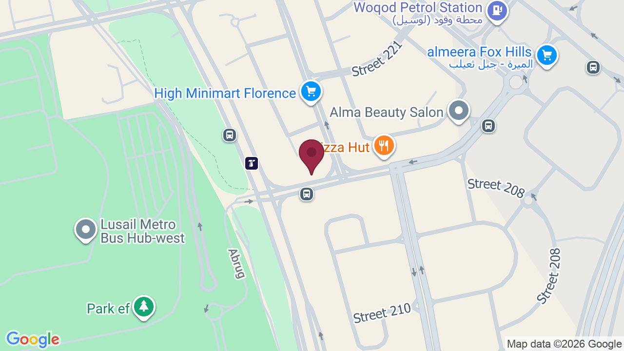 Map showing Salon Houssem Hero (barbershop) صالون حسام هيرو