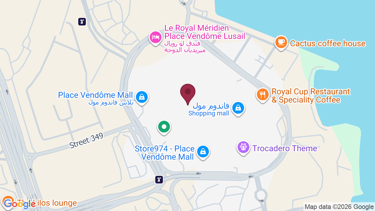 Map showing Skin and Soul “Men” – Place Vendôme