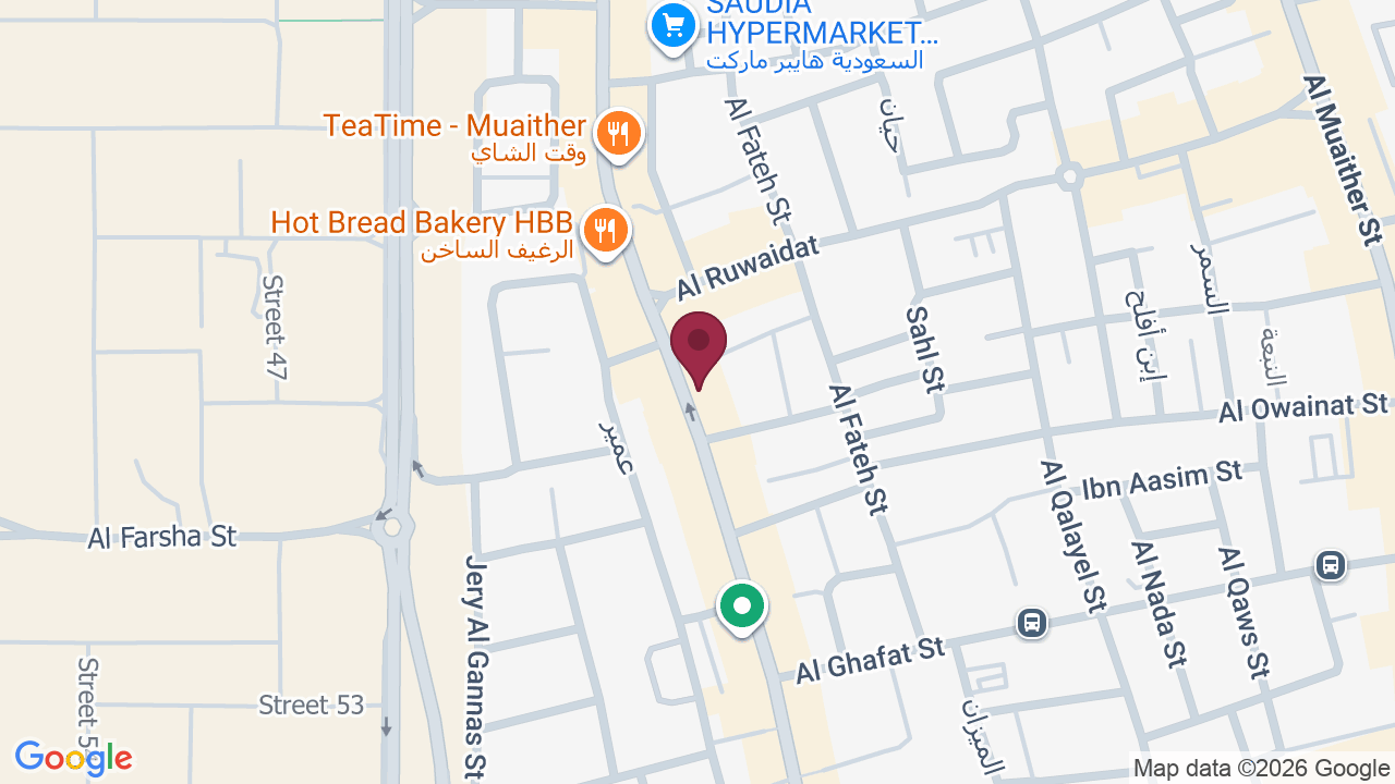 Map showing BELLE THAI LADY MASSAGE