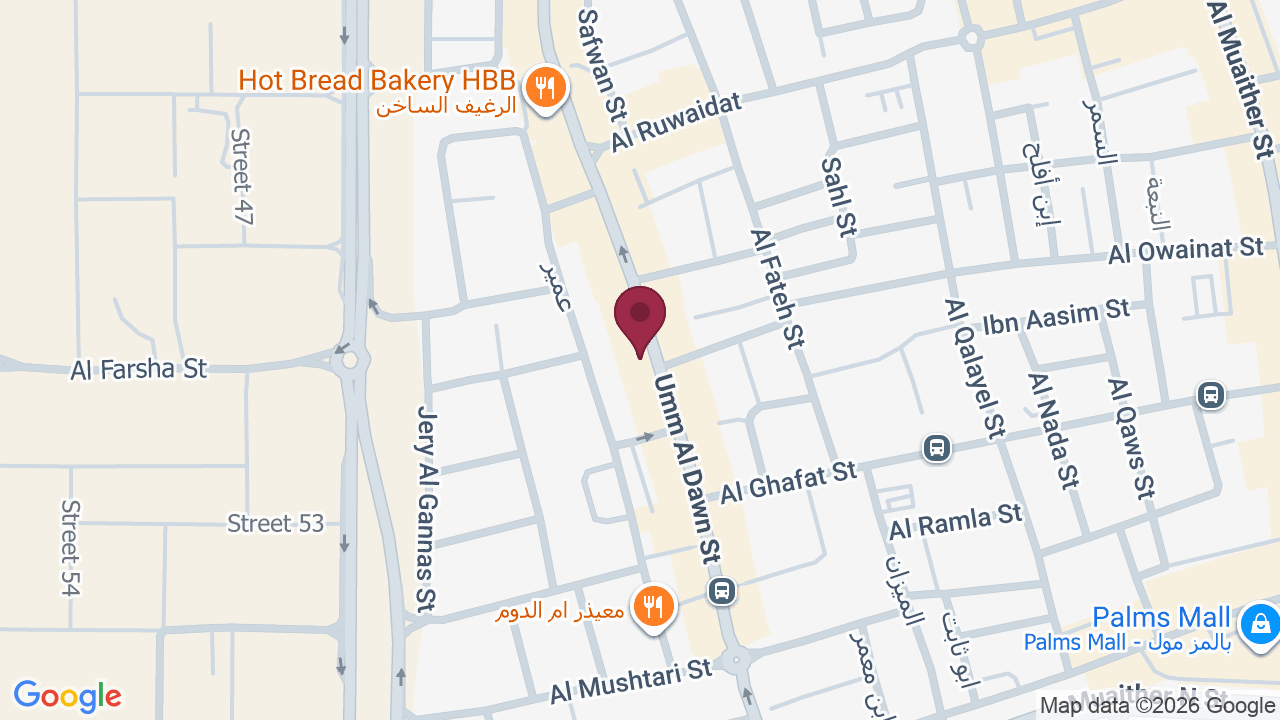 Map showing Sukhothai Qatar مساج للرجال
