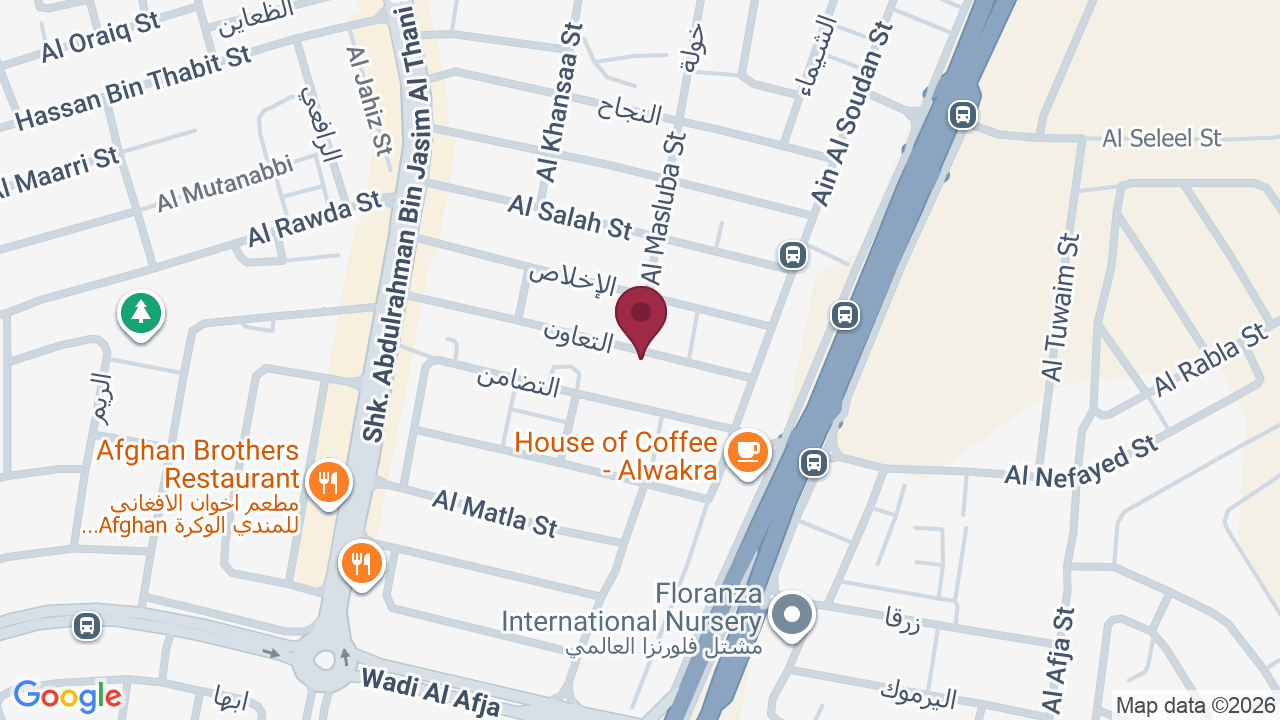 Map showing Glow Face Beauty Ladies Salon