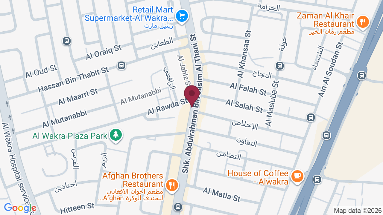 Map showing Q Lexus Massage & SPA