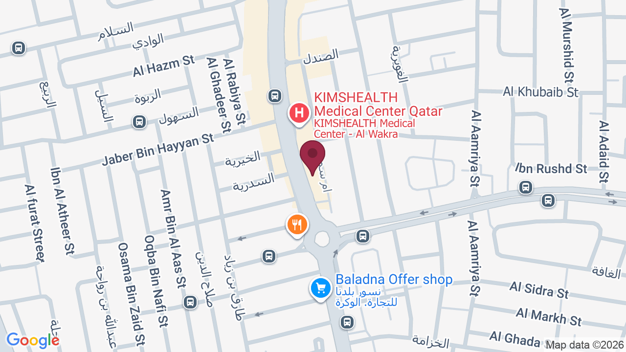Map showing CURE MASSAGE & SPA