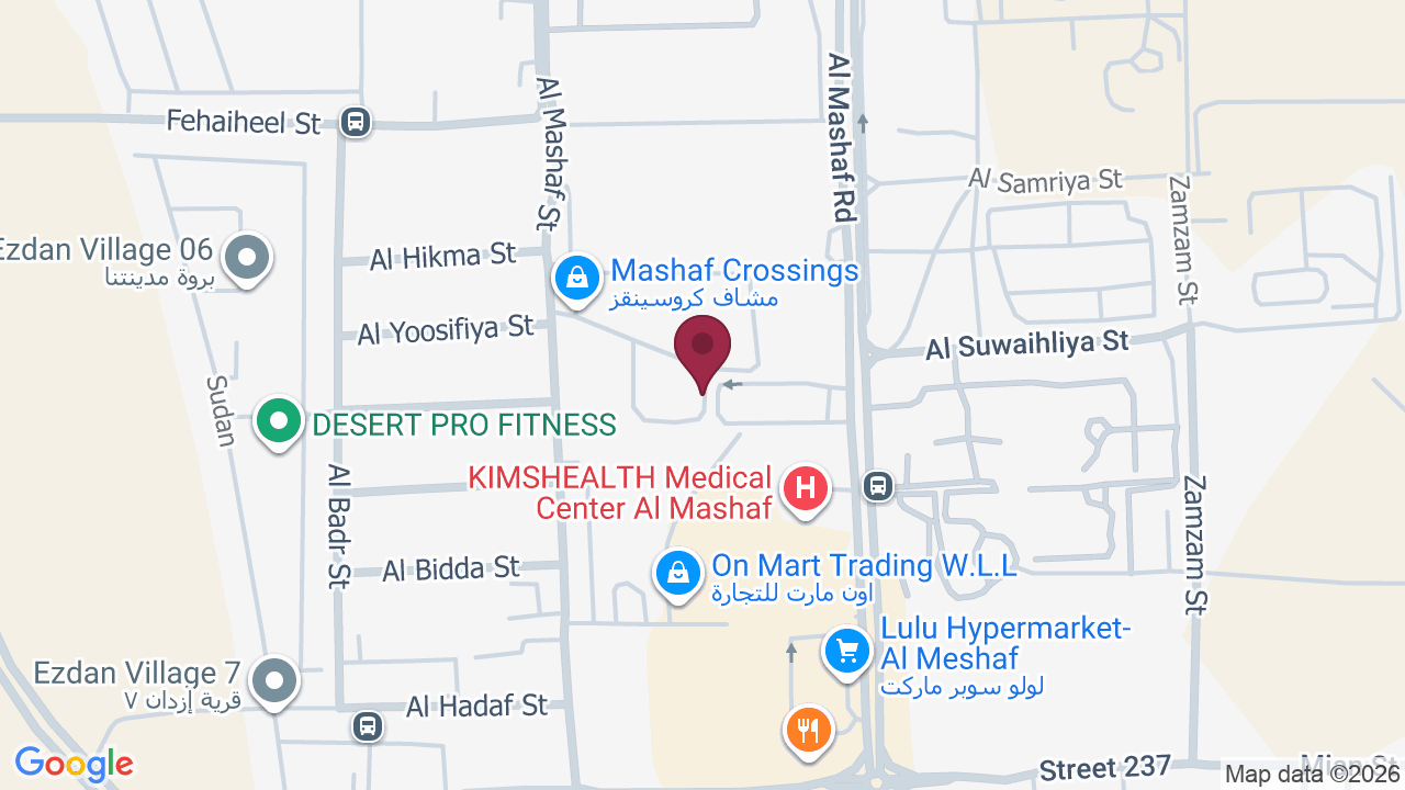 Map showing Relax Thai Massage For Men – Mashaf ريلاكس تاي مساج للرجال
