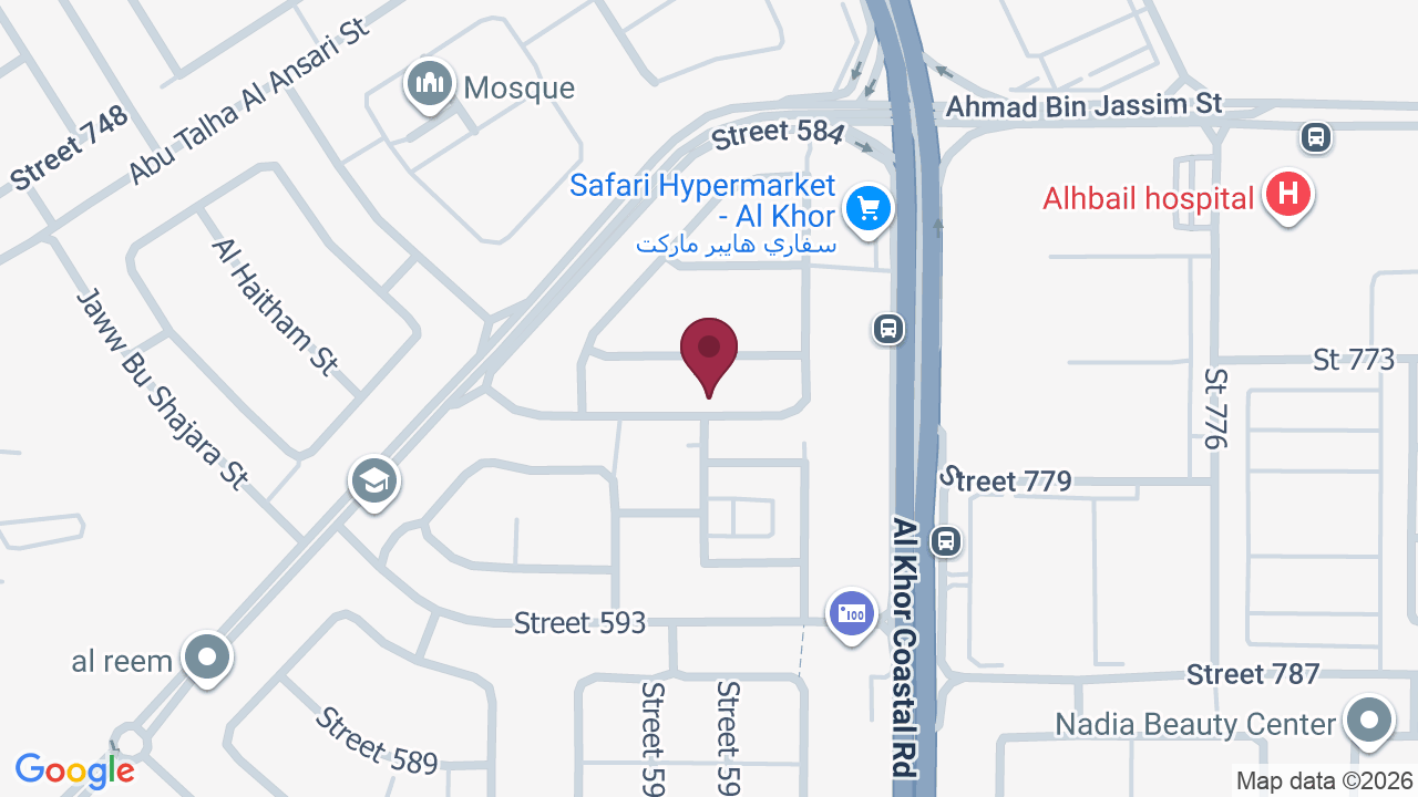 Map showing Maria’s Beauty Salon (ladies)