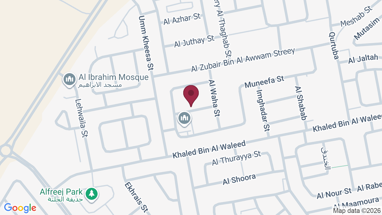 Map showing White Wings Beauty Salon gym & spa