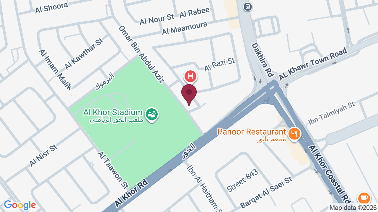 Map showing Rehab Beauty Salon