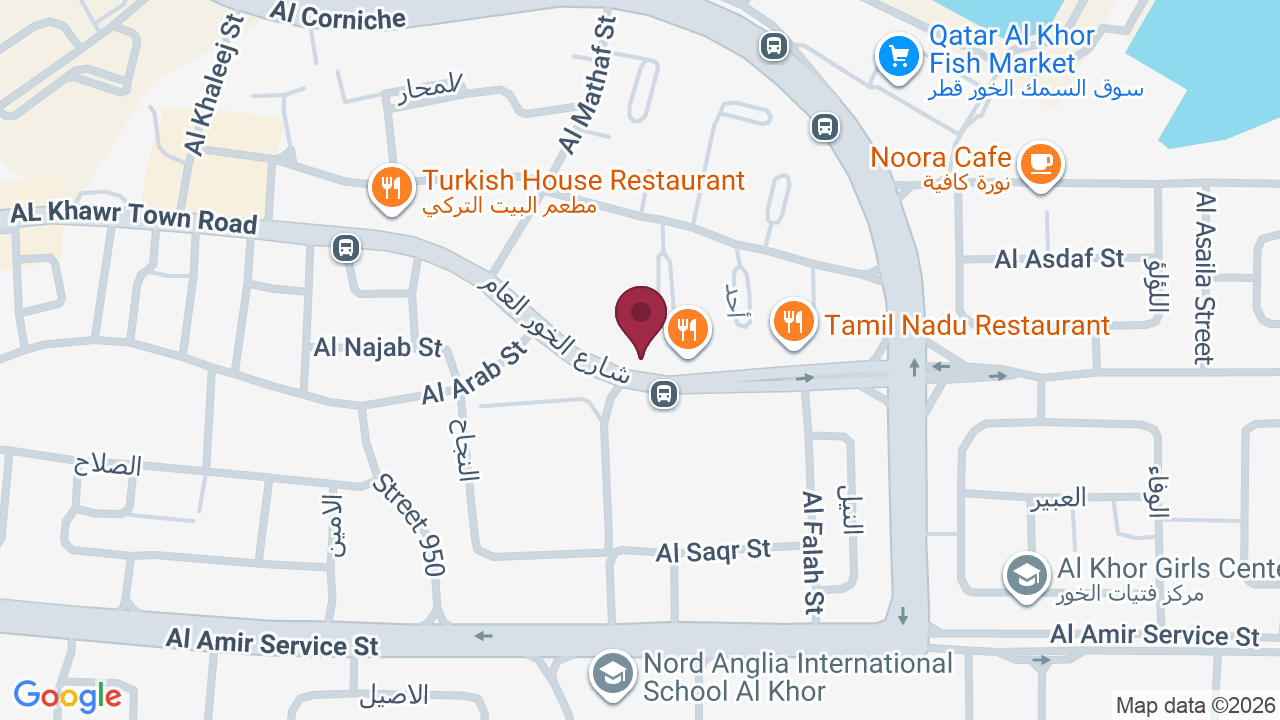 Map showing TURKİSH DİAMOND SALON (صالون توركيش دايموند)