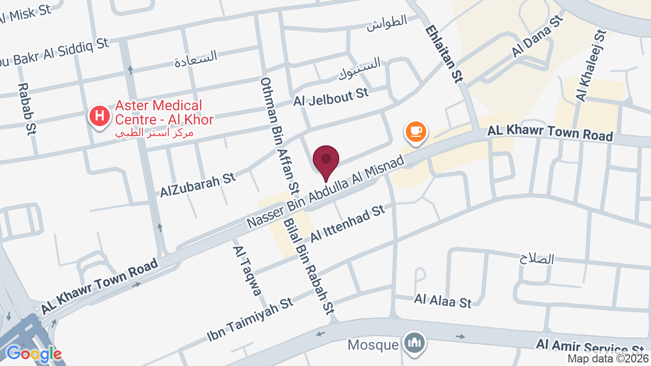 Map showing Pak Style Barbershop