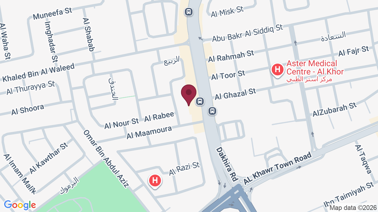 Map showing OK Men Salon