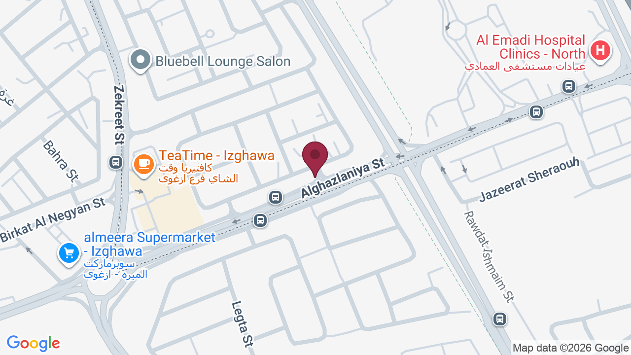 Map showing The Swan Beauty Center