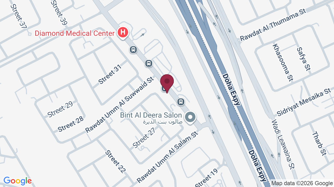Map showing City Spa al khratiyath