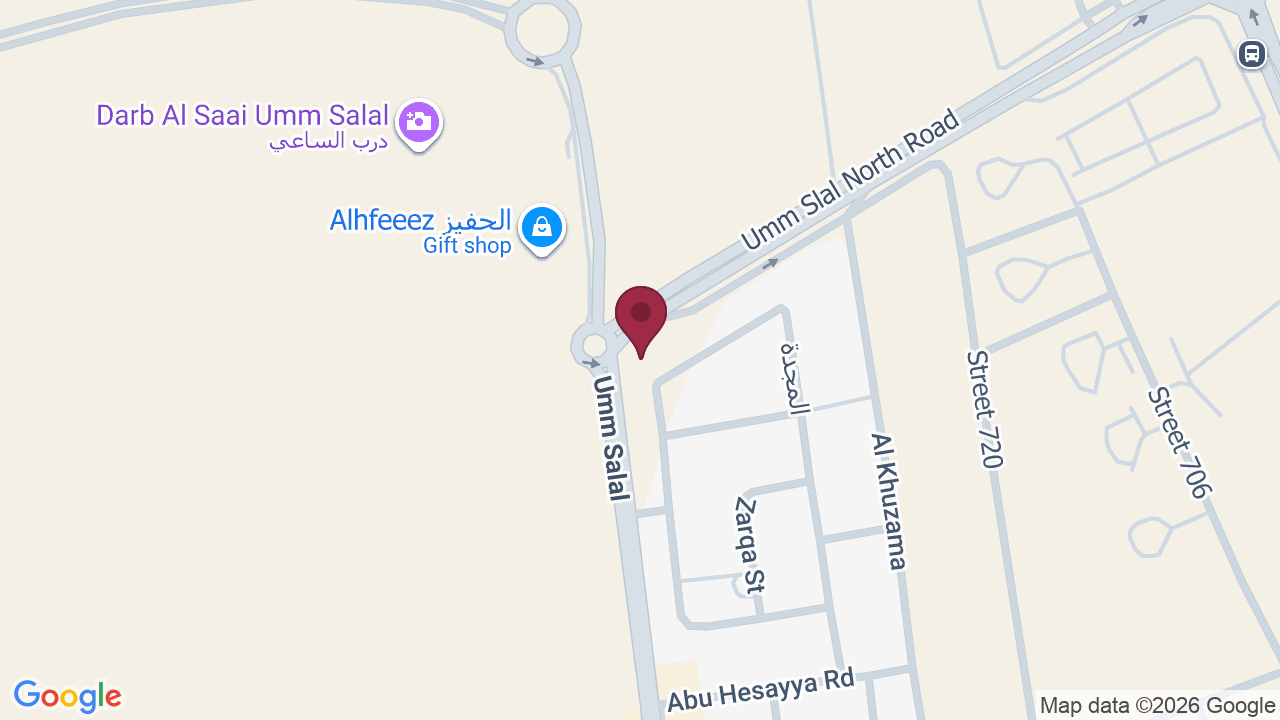 Map showing ALZMRD ALABYD SPA