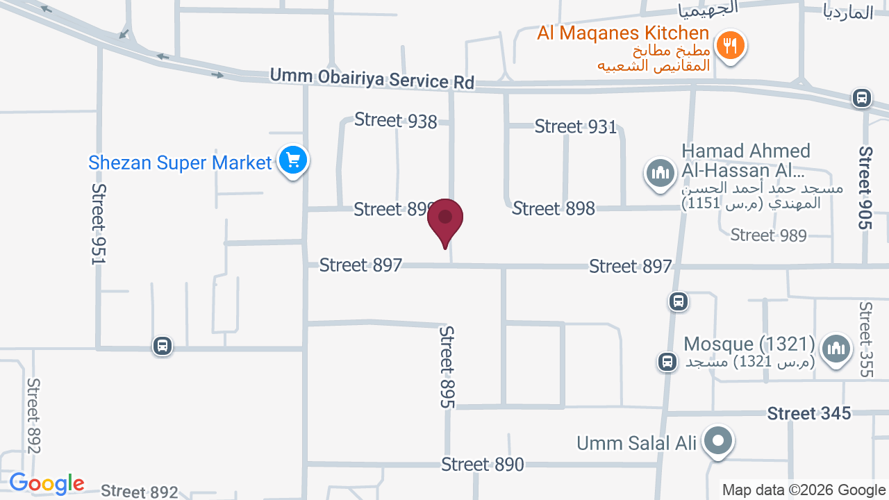 Map showing Theia Beauty Lounge
