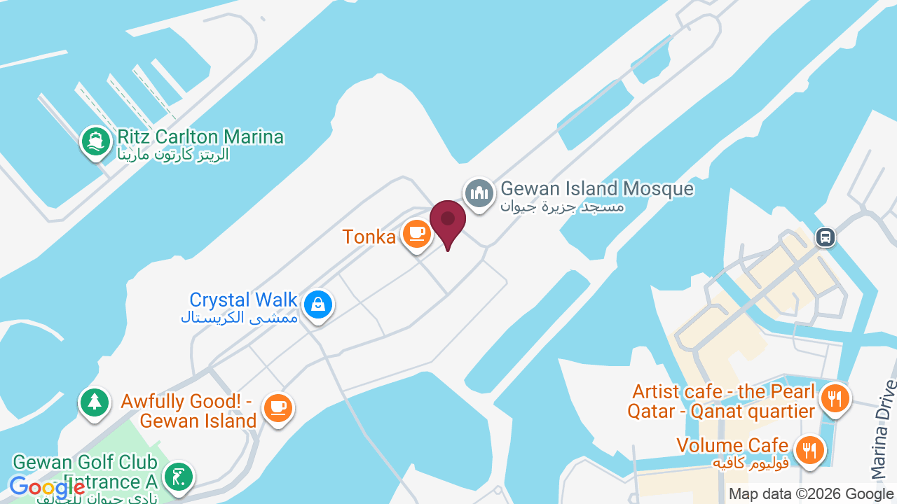 Map showing ŌAM Massage Boutique Gewan Island