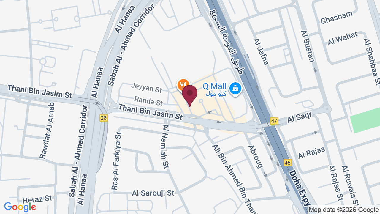 Map showing Toxi salon gharafa