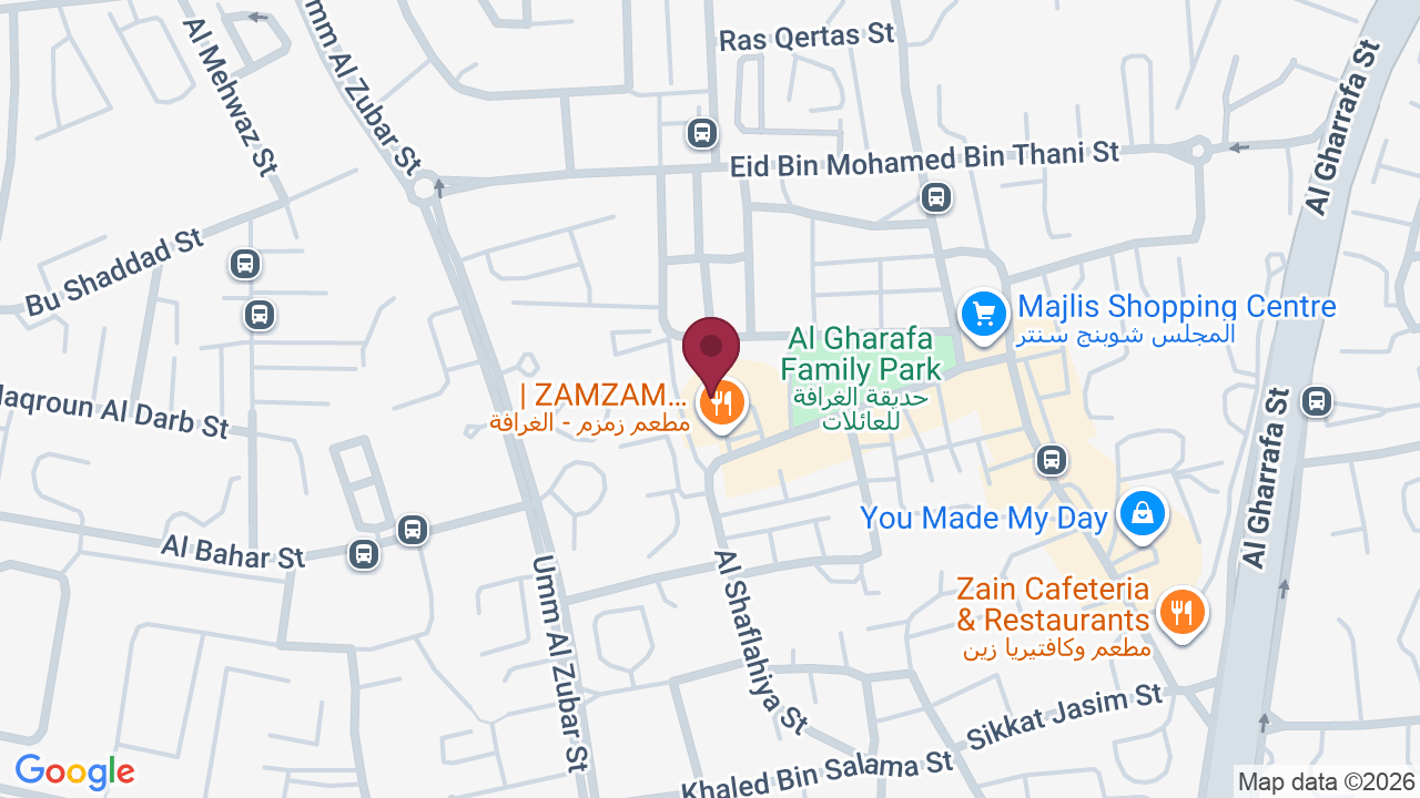 Map showing Hair cool salon gharafa