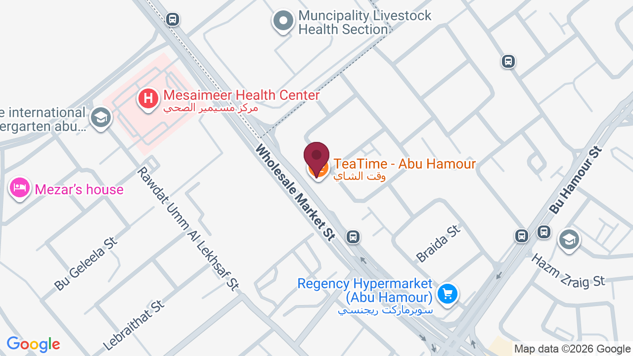 Map showing Magic touch salon for men Abu hamour