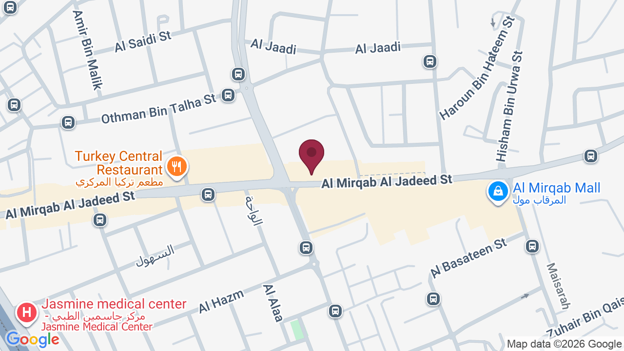 Map showing Italian Saloon الصالون الايطالي