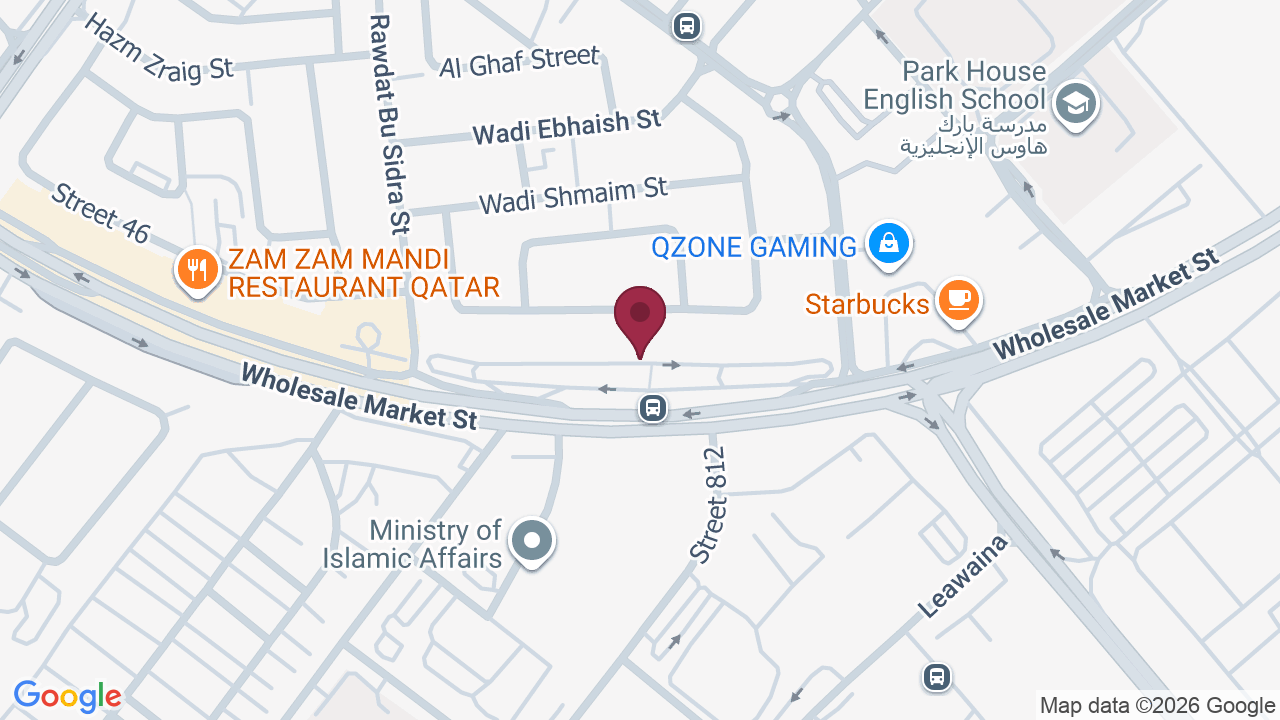 Map showing Salon Shabab Al Thumama – صالون شباب الثمامة