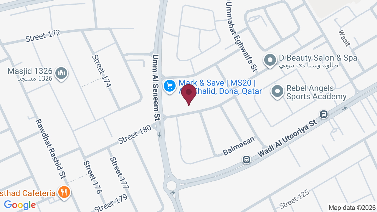 Map showing Well care spa N massage