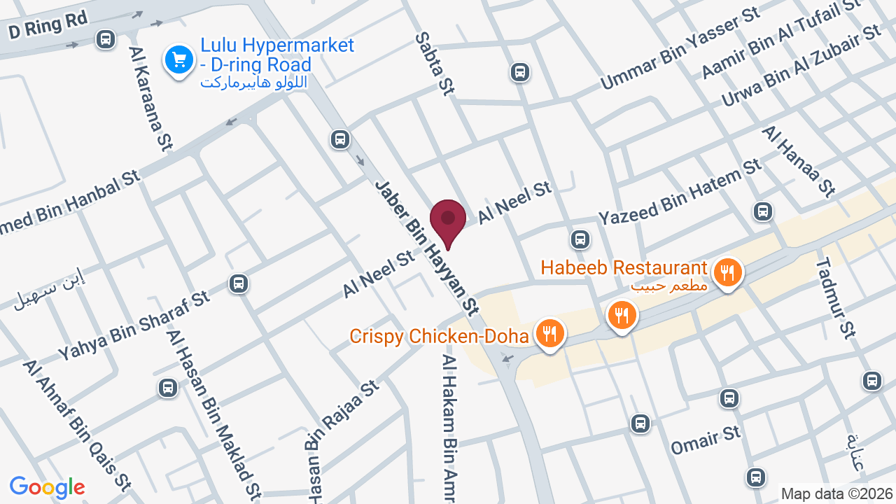 Map showing Diya Beauty Salon Matar Qadeem
