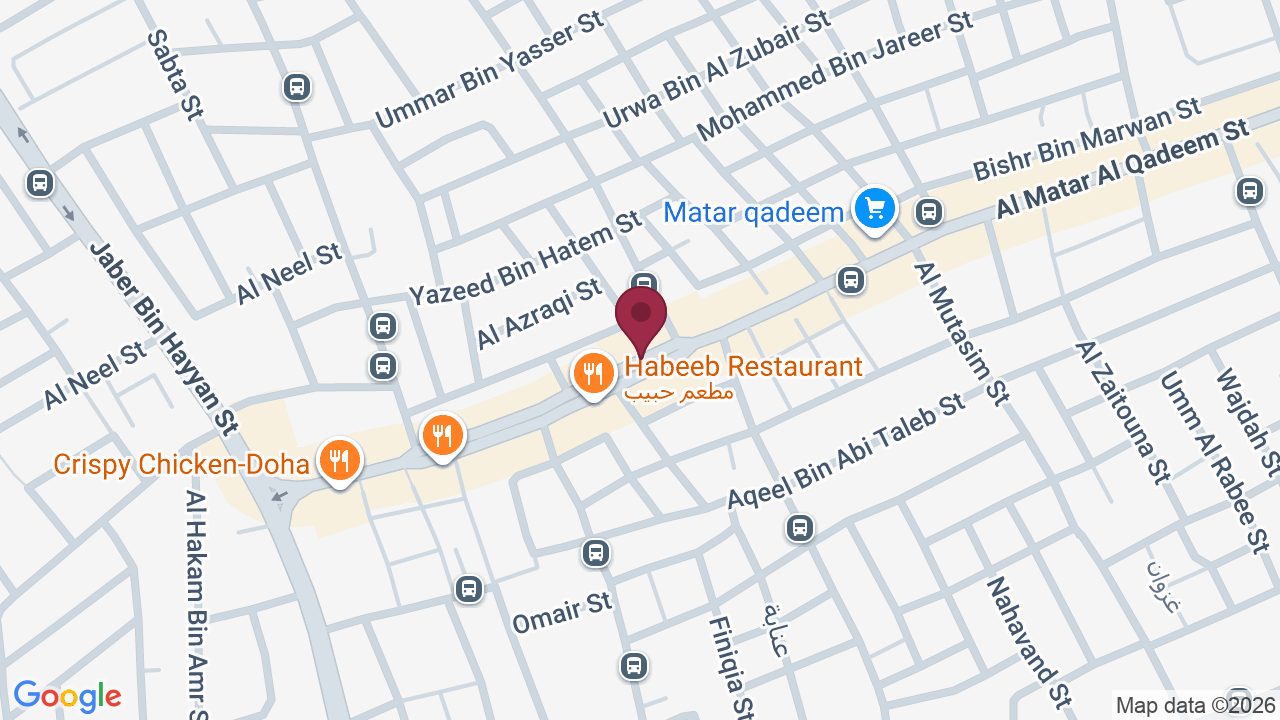 Map showing Marvel Beauty Salon