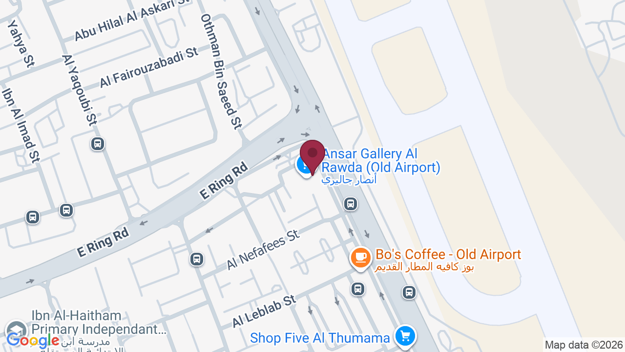 Map showing Aiza Beauty Saloon