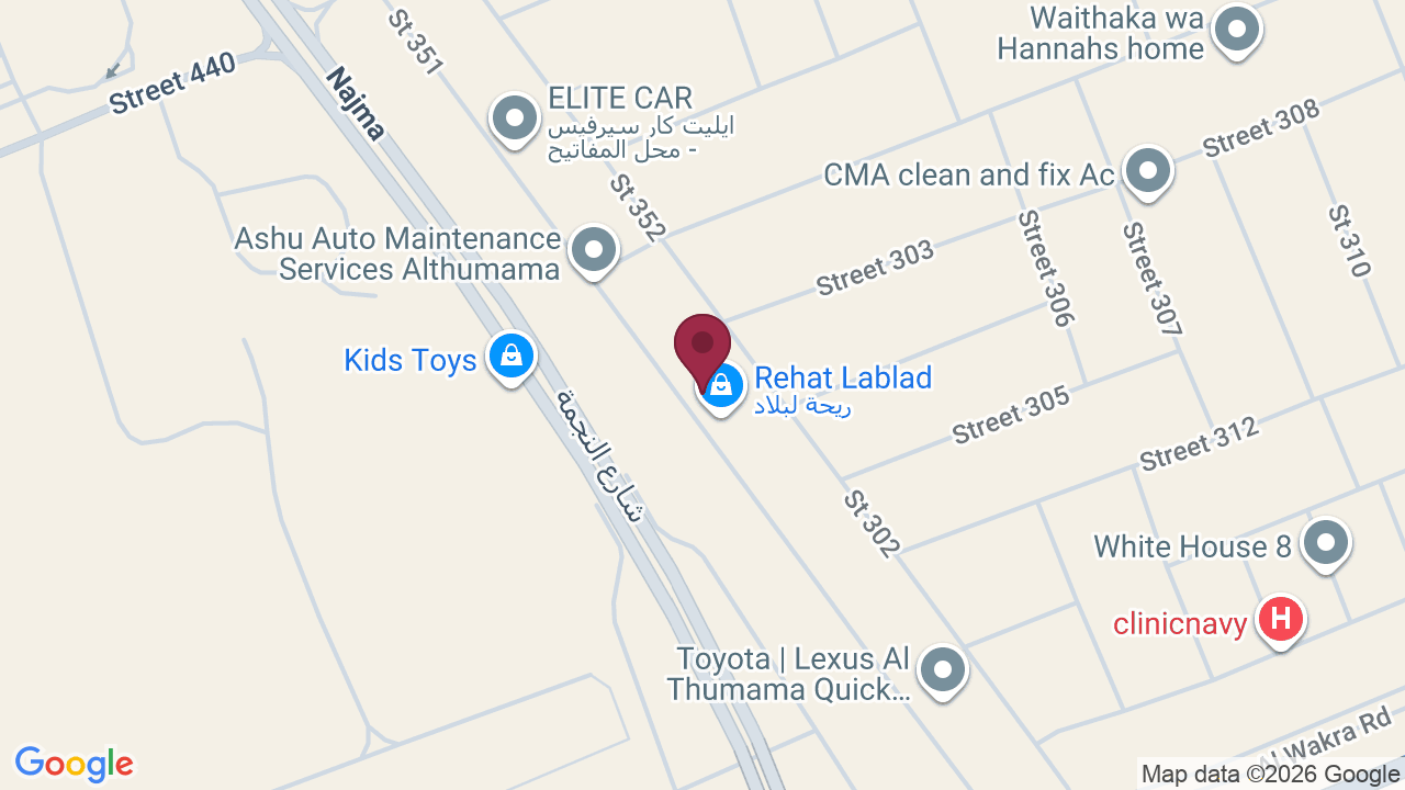 Map showing Liorah Ladies Beauty Salon