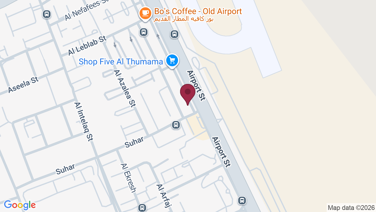 Map showing Dune Salon صالون ديون