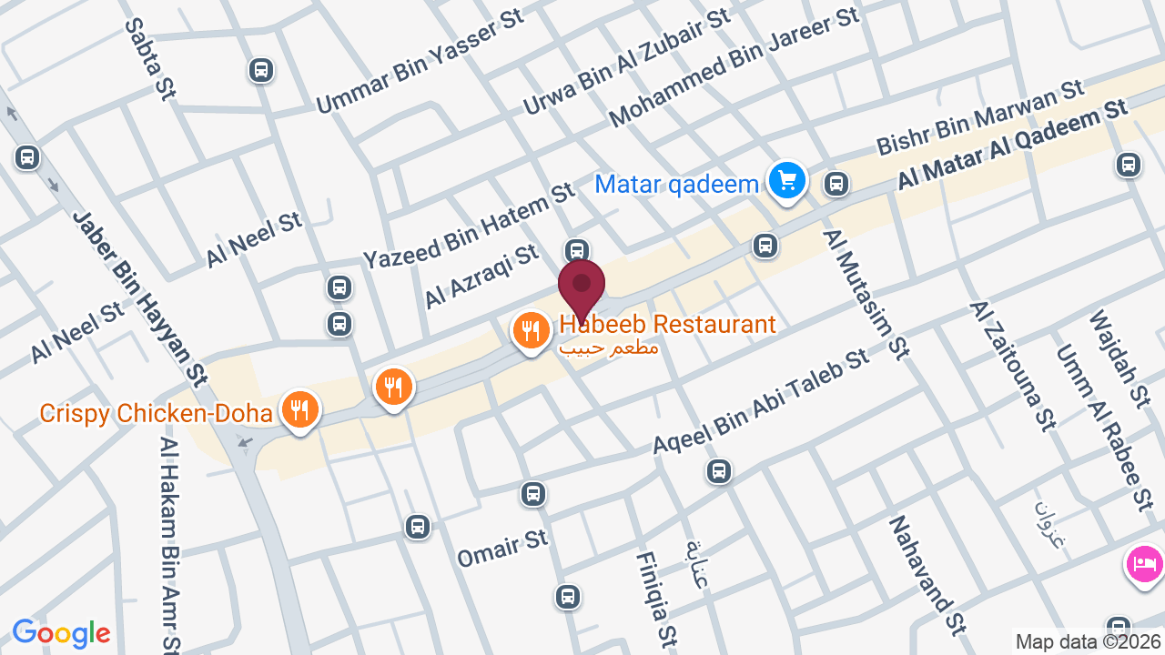 Map showing Moda Saloon