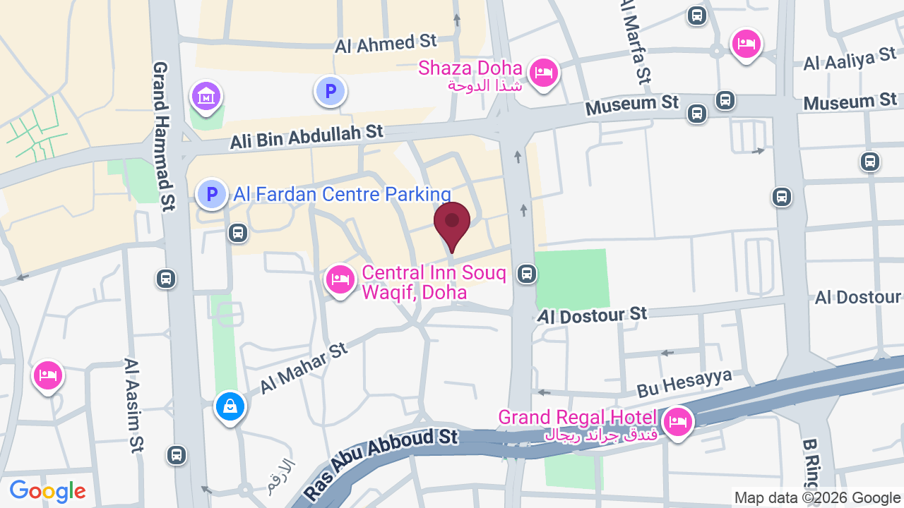 Map showing Mr. Khan Salon