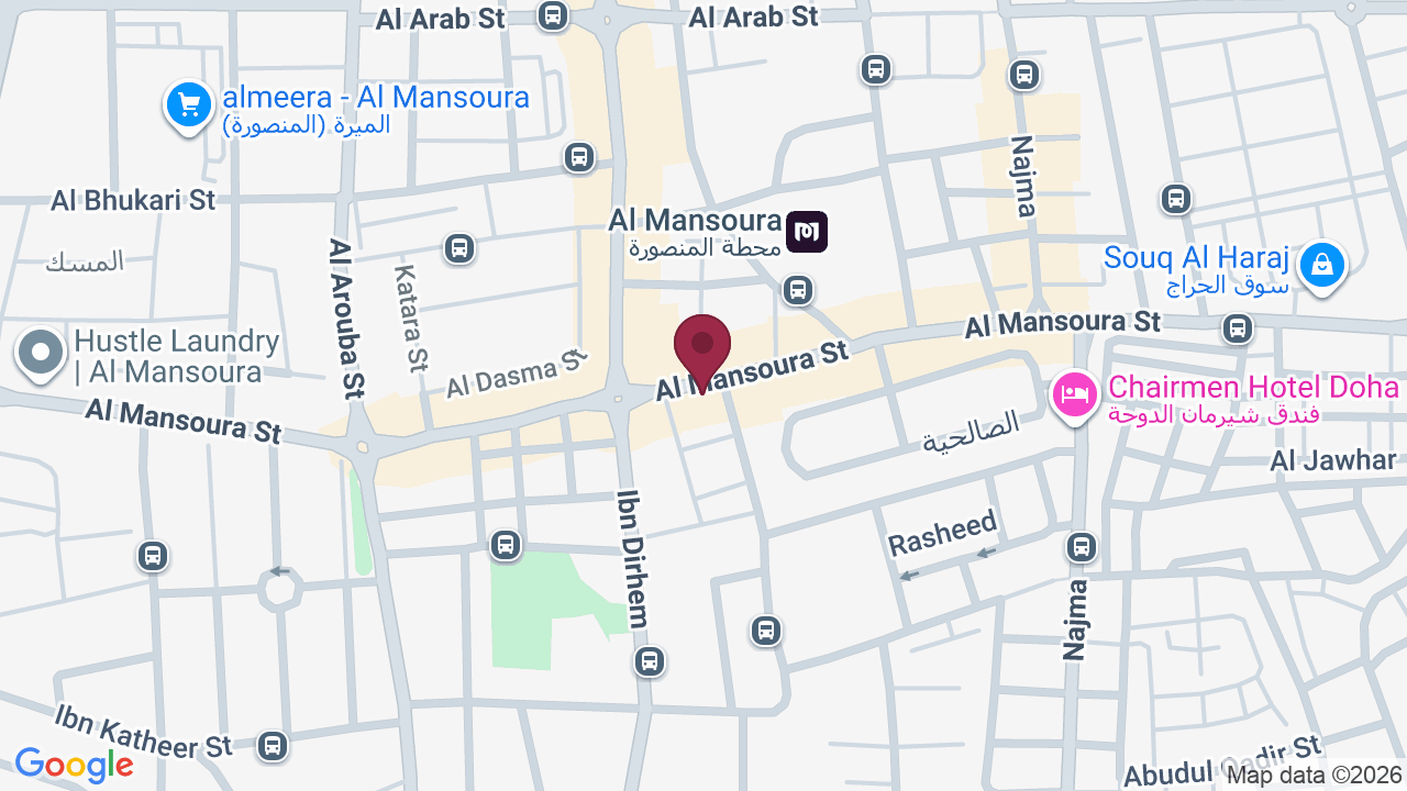 Map showing TMH SALON & SPA